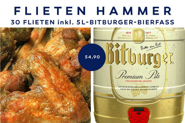 Crames_Flieten_Hammer_2025_BIT Crames_30 Flieten_Hammer_Paket_ mit Bitburger 5 l Fass